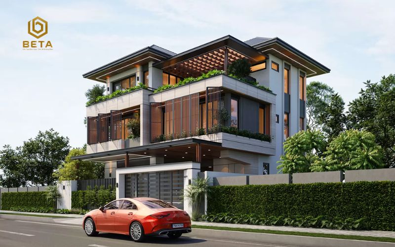 Top 10+ Công ty thiết kế biệt thự đẹp, chuyên nghiệp số 1 tại Hưng Yên - Hình 2 Tân Việt Architecture – Giải pháp thiết kế toàn diện