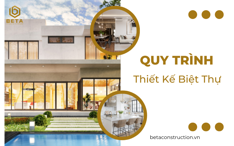 quy trình thiết kế biệt thự