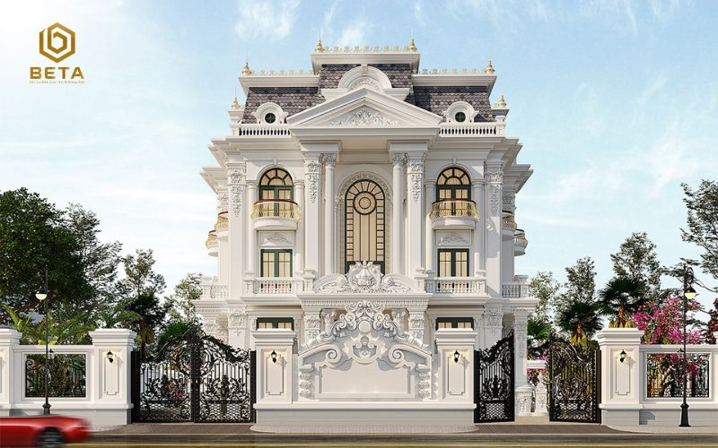 99+ Mẫu thiết kế biệt thự 3 tầng tân cổ điển đẹp, sang trọng năm 2026