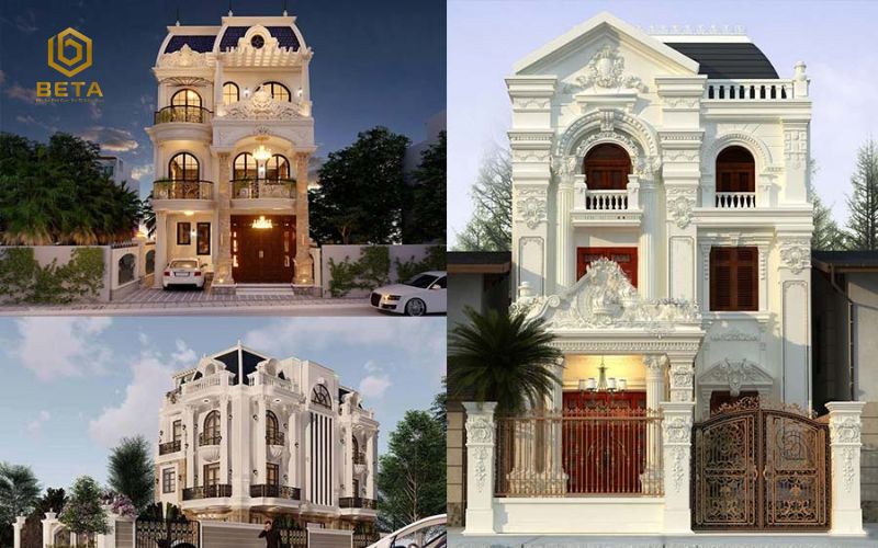 99+ Mẫu thiết kế biệt thự 3 tầng tân cổ điển đẹp, sang trọng năm 2026