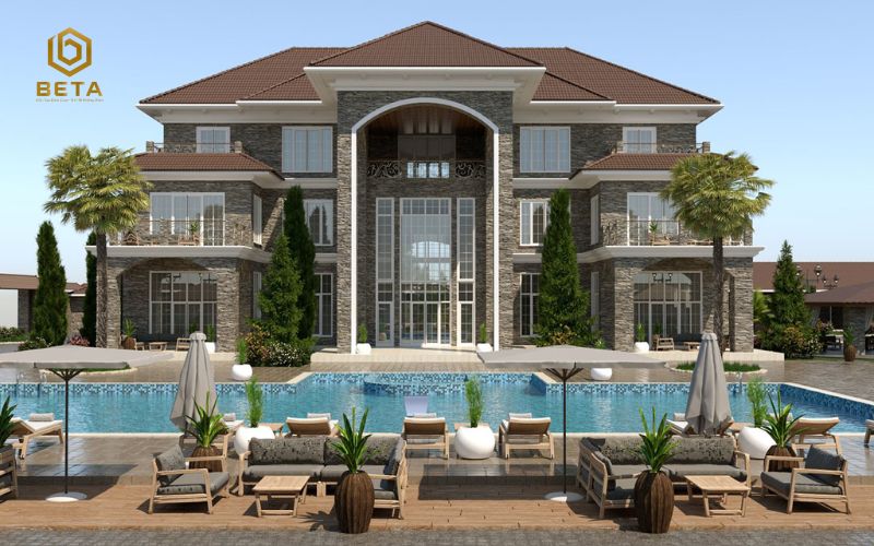 99+ Mẫu thiết kế biệt thự 3 tầng tân cổ điển đẹp, sang trọng năm 2026