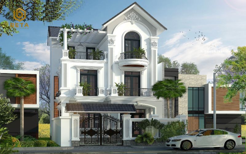 10+ Ý tưởng thiết kế biệt thự mini 8x12 đẹp và hiện đại