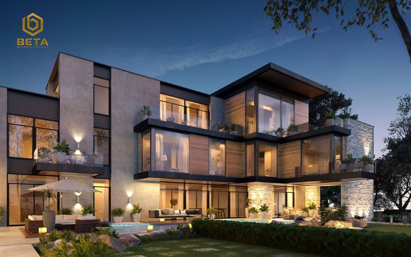 40+ Mẫu thiết kế biệt thự sân vườn có nội thất đẹp chuẩn xanh