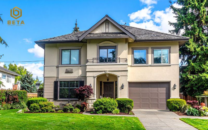 Biệt thự nhà vườn 1000m2 mái ngói đỏ truyền thống