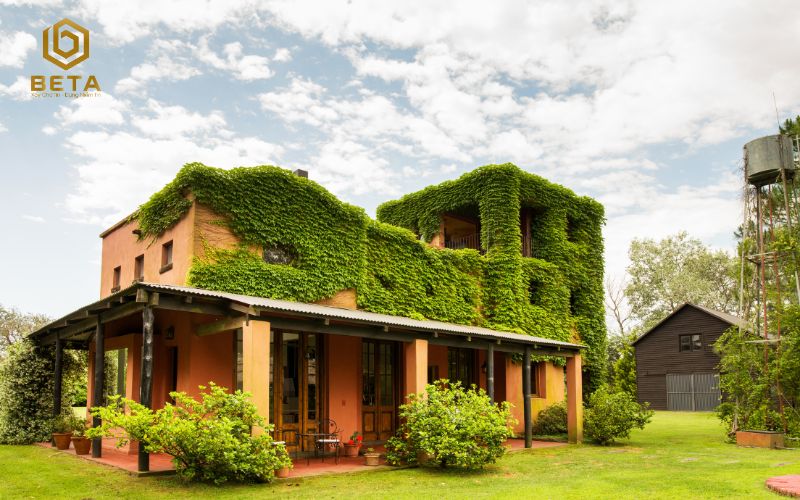 Mẫu biệt thự nhà vườn 1000m2 phong cách cổ điển