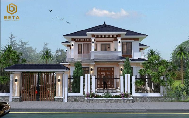 Biệt thự nhà vườn 150m2 tối giản Minimalist