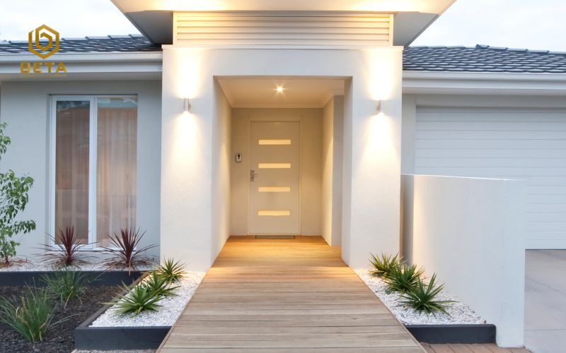 Mẫu thiết kế nhà phố 4x16m có sân trước