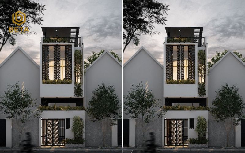 Mẫu thiết kế nhà phố 4x16m phong cách Bắc Âu