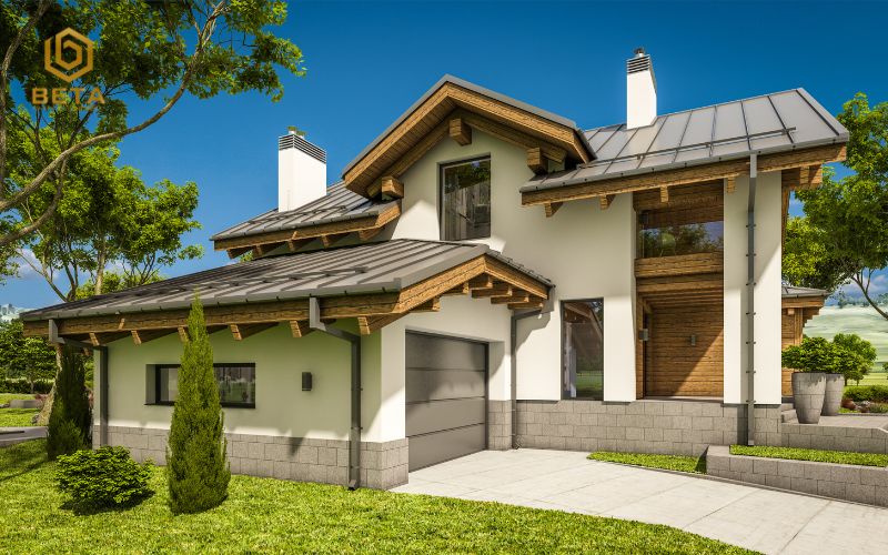 Nhà phố 4x18m 4 phòng ngủ