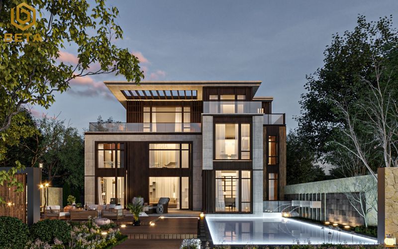 Những mẫu thiết kế biệt thự đẹp, sang trọng nhất hiện nay