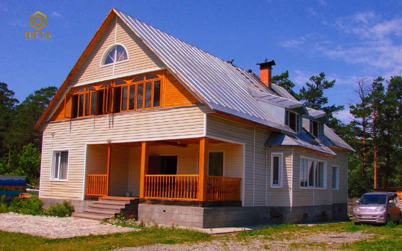 Biệt thự nhà vườn phong cách Rustic (Mộc mạc)