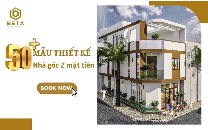 thiết kế nhà góc 2 mặt tiền kinh doanh