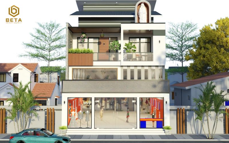 25+ mẫu thiết kế nhà phố kết hợp kinh doanh đẹp hiện đại, tối ưu lợi nhuận