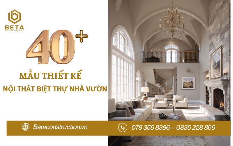 thiết kế nội thất biệt thự nhà vườn