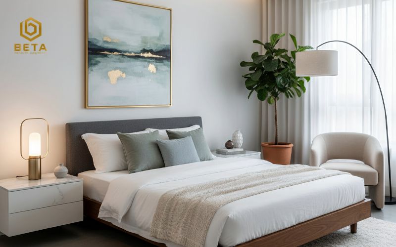 Phòng ngủ biệt thự phong cách sang trọng