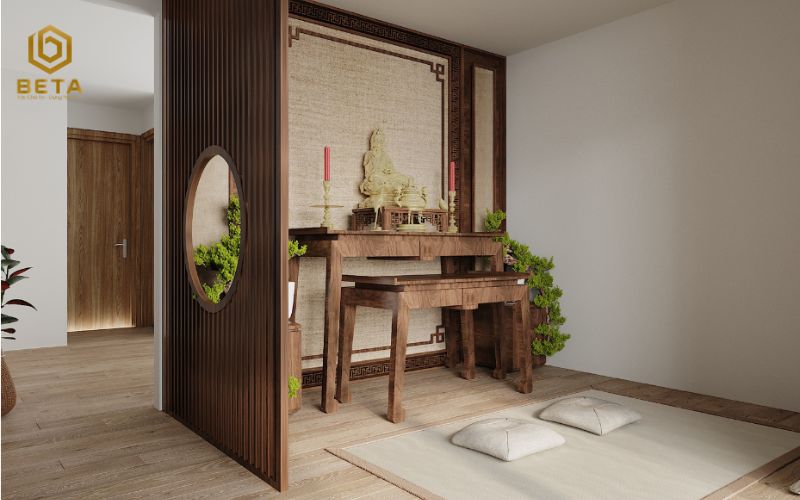 15+ mẫu thiết kế phòng thờ biệt thự sang trọng và chuẩn phong thủy