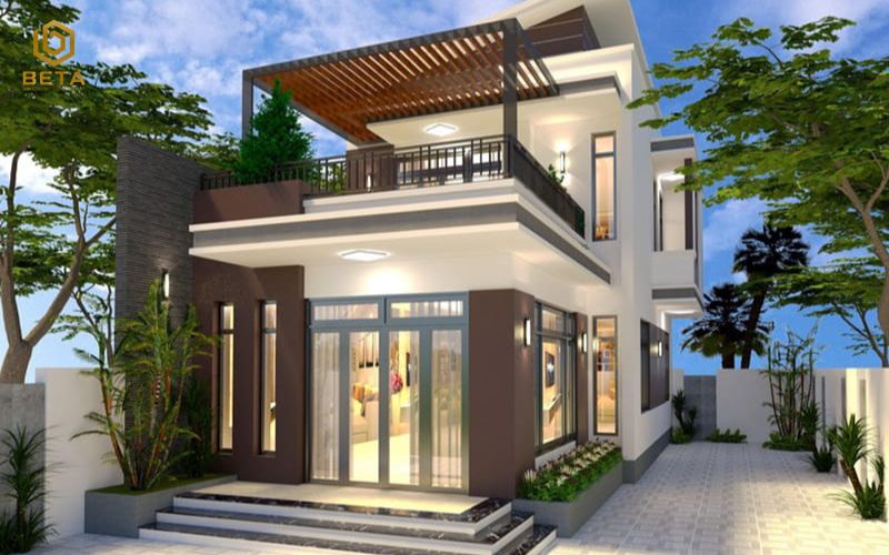 Ưu điểm khi xây nhà 2 tầng 4x10 theo phong cách hiện đại