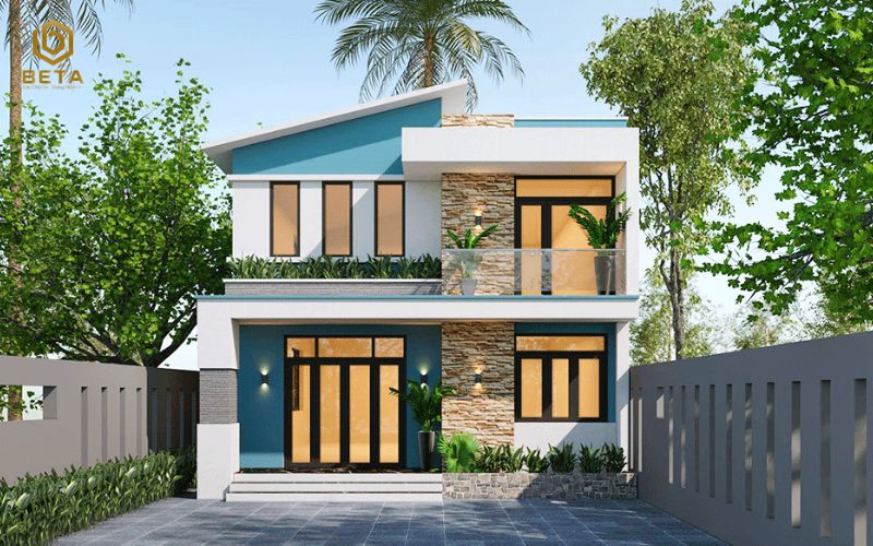 Gợi ý 10+ mẫu nhà 2 tầng 4x10m theo phong cách hiện đại giúp tối ưu diện tích 