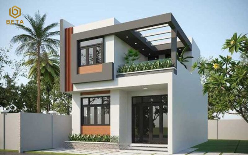 Gợi ý 10+ mẫu nhà 2 tầng 4x10m theo phong cách hiện đại giúp tối ưu diện tích 