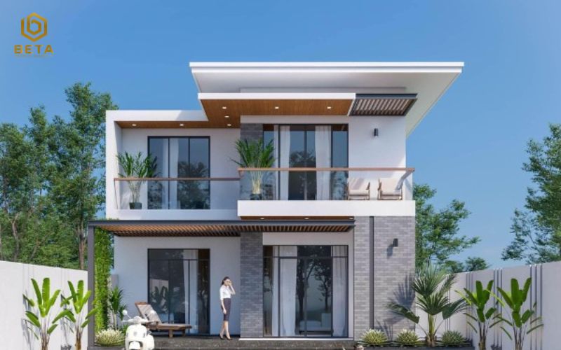 Gợi ý 10+ mẫu nhà 2 tầng 4x10m theo phong cách hiện đại giúp tối ưu diện tích 