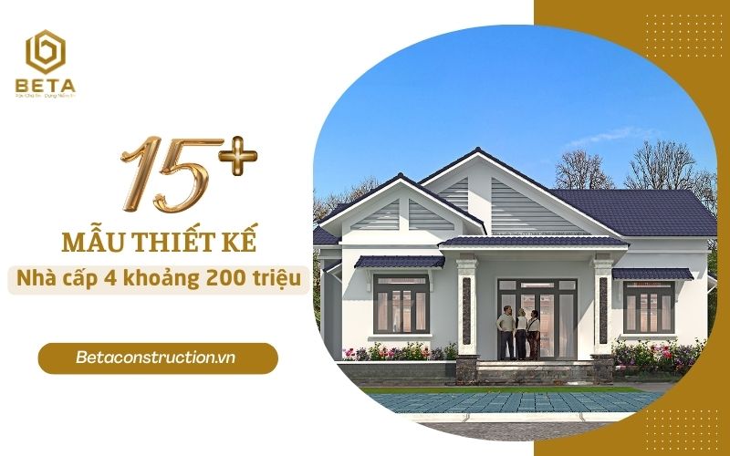 tư vấn xây nhà cấp 4 khoảng 200 triệu